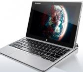 Lenovo MIIX 2 10 silver, plansetinis kompiuteris, su klaviatūra, gali but nešiojamas kompiuteris, gali plansete, JBL kolonėlės, galingas, tvarkingas, 10.1" iš abiejų pusių vartomas ekranas, 64/2gb. 2 kameros, kaina 99.99e.-0