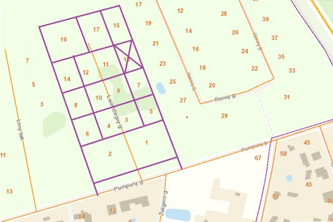 PARDUODAMAS NAMŲ VALDOS ŽEMĖS SKLYPŲ KVARTALAS, LAUMŽIRGIŲ GATVĖ, REIVIČIŲ K. MAŽEIKIAI ( LAISVĖS G.)-0
