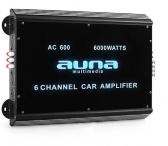W2-ac600 6 kanalų auto. stiprintuvas su Led 6000w-0