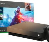 Xbox One X 1tb kaip naujas, 4k Ultra HD, garantija 299 €, Battlefield edition, Pilnas komplektas, labai geros būklės. Žaidimai viduje. Yra ir CD už papildomą kaina.-0