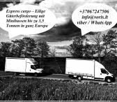 16/17/18 d. Laisvas tentinis mikroautobusas Perkraustymams Belgija, Vokietija,Olandija - Lietuva ( Lietuva- Europa - Lietuva) +37067247506 EKSPRES KROVINIU PERVEZIMAI +37067247506 Ekspres pervežimai +37067247506 Baldų pervežimai LIETUVA/EUROPA/LIETUVA +37-0