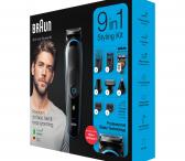 Braun belaide plaukų kirpimo mašinėlė All in one, 9in1, trimeris, kaip nauja, su komplektu 49.99e.-0