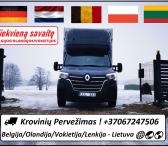 į / iš Belgijos / Olandijos / Vokietijos / Lenkijos į Lietuvą *Galime parvežti jūsų krovinius, baldus, buitine technika, motociklus, kubilus, pirtis, įrengimus, medžiagas ir t.t. *Konsultuojame transporto klausimais. *Dirbame su įmonėmis ir privačiais už-0