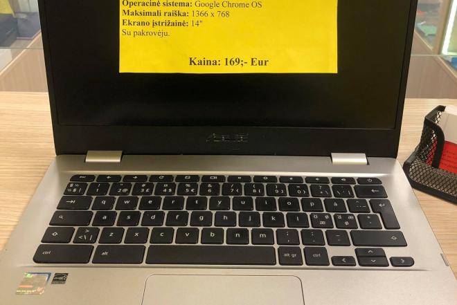 Nešiojamas kompiuteris “Asus Chromebook C423N”-0