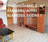 Parduodamas 3 - jų kambarių butas butas Klaipėdos rajone .-0