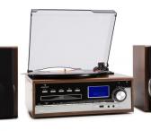 Auna "Blackwood" muzikos grotuvas su Fm, CD, Usb-0