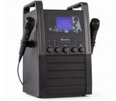 Auna Ka8b-v2 Bk karaoke sistema su CD, Mp3-0
