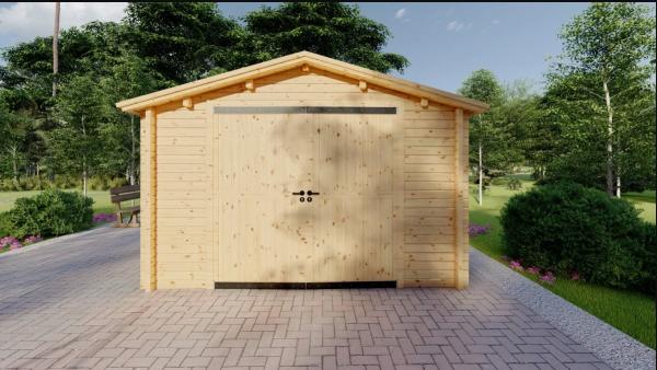 GARAŽAS OAK 3.6 M X 5.35 M, 44 Mm-4