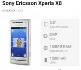 Sony ericsson x8-0