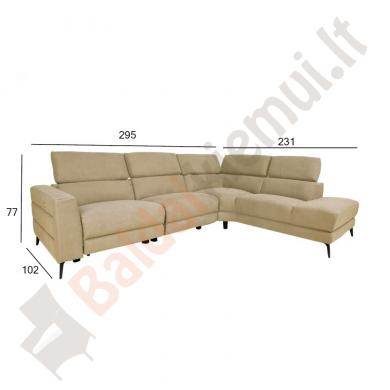 Kampinė sofa MERCADO RC 295x102/231xH77cm (13997)-1