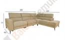 Kampinė sofa MERCADO RC 295x102/231xH77cm (13997)-1