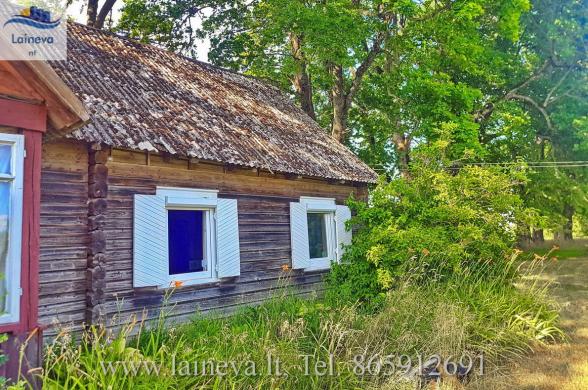 Nr. 371 Anykščių r. sav., Juodžgalio k., rąstinė sodyba-0