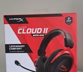 Hyperx Cloud II Wireless, Raudona Belaidės Žaidimų-0