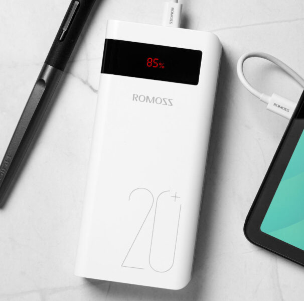 ROMOSS SENSE 6PS+ LED QUICK CHARGE 3.0 POWER BANK - 20000mAh