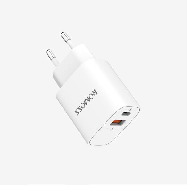 ROMOSS AC20T 2xUSB ΦΟΡΤΙΣΤΗΣ ΠΡΙΖΑΣ - FAST CHARGE