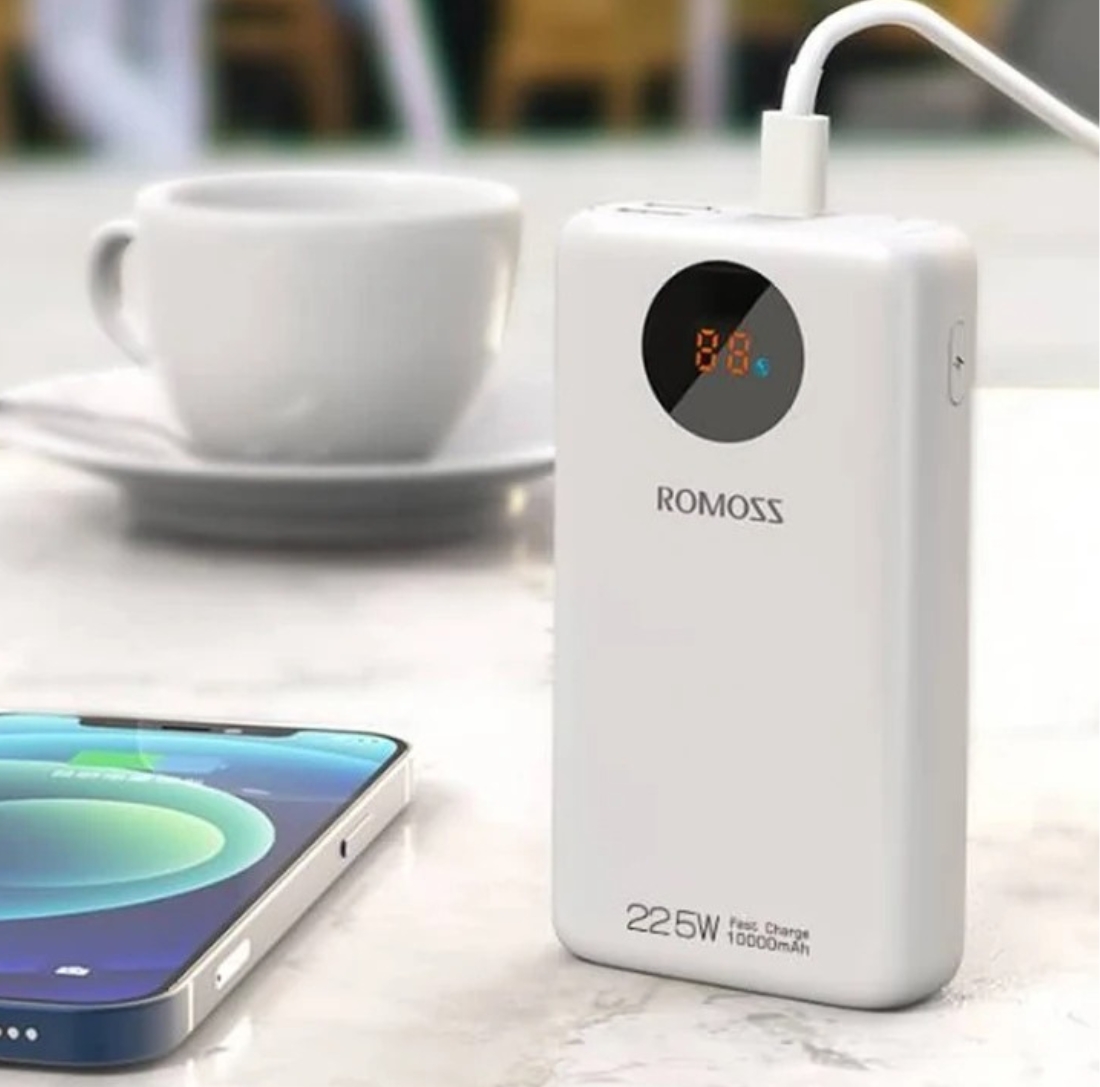 ROMOSS SW10PF FAST CHARGE POWER BANK - 10000mAh (UP TO 22.5W)