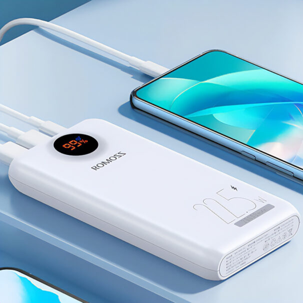 ROMOSS SW20PF LED QUICK CHARGE 3.0 POWER BANK - 20000mAh (UP TO 22.5W)