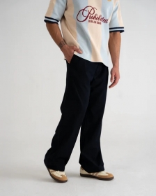 Double Pleated Club Pants Navy