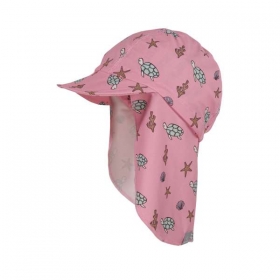MINI-Schildmütze, Badestoff, mandelblüte-schildkröte