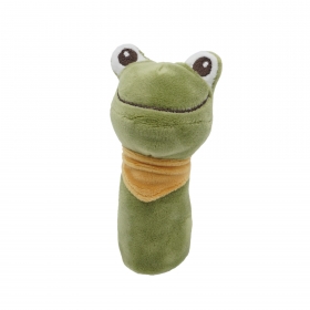 Stick Frosch, Hupe, Plüsch, turtle green