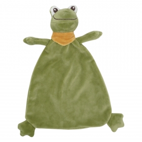 Schnuffeltuch Frosch, Plüsch, turtle green