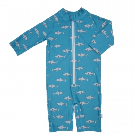MINI-Overall, 3/4 Arm,, seeblau-haie