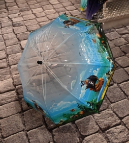 KI.-SCHIRM TRANSP. PIRATENSCHIFF (4,