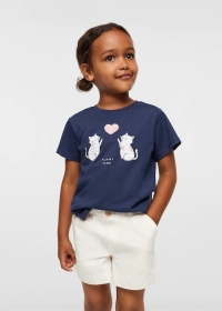 T-SHIRT ANIMALS, NAVY