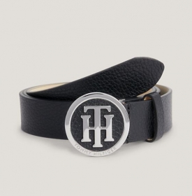 TH ROUND BUCKLE BELT 3.0, BLACK