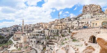 Het rotsachtige Uçhisar-kasteel in Cappadocië - RonReizen