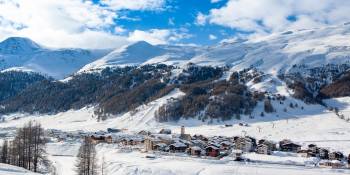 Italie Livigno winter ski RonReizen overzicht dorp
