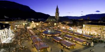 Kerstmarkt in Zuid-Tirol Italië