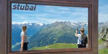 Stubai Gletscherblick Uitzicht