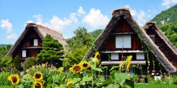 Shirakawa-go Japan traditionele huizen
