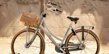 Nederland fiets vakantie strand