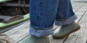 Winnen op Woensdag: mosgroene sloffen voor binnen en buiten