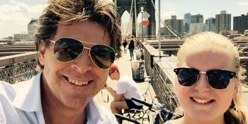 New York? Toine raakt er niet over uitgepraat