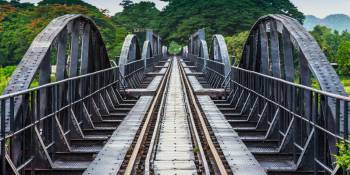 The Bridge over the River Kwai zonder toeristen