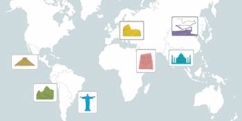 7 Wereldwonderen social media