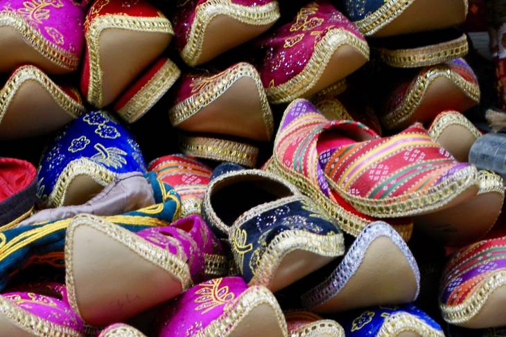 Slippers in de Grand Bazaar.