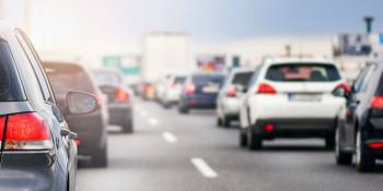 Auto's op de snelweg