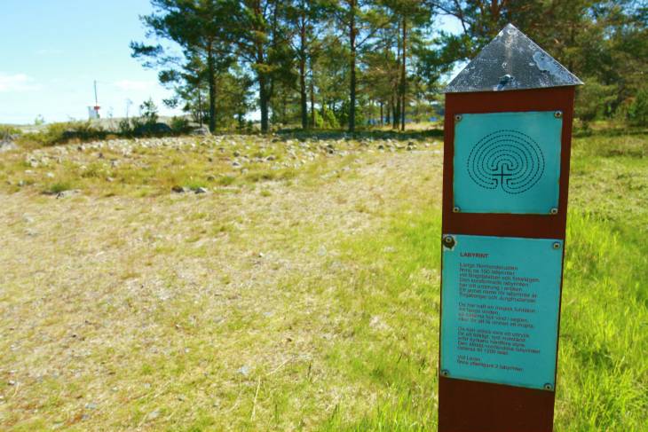 Midden-zweden: Lorudden labyrint