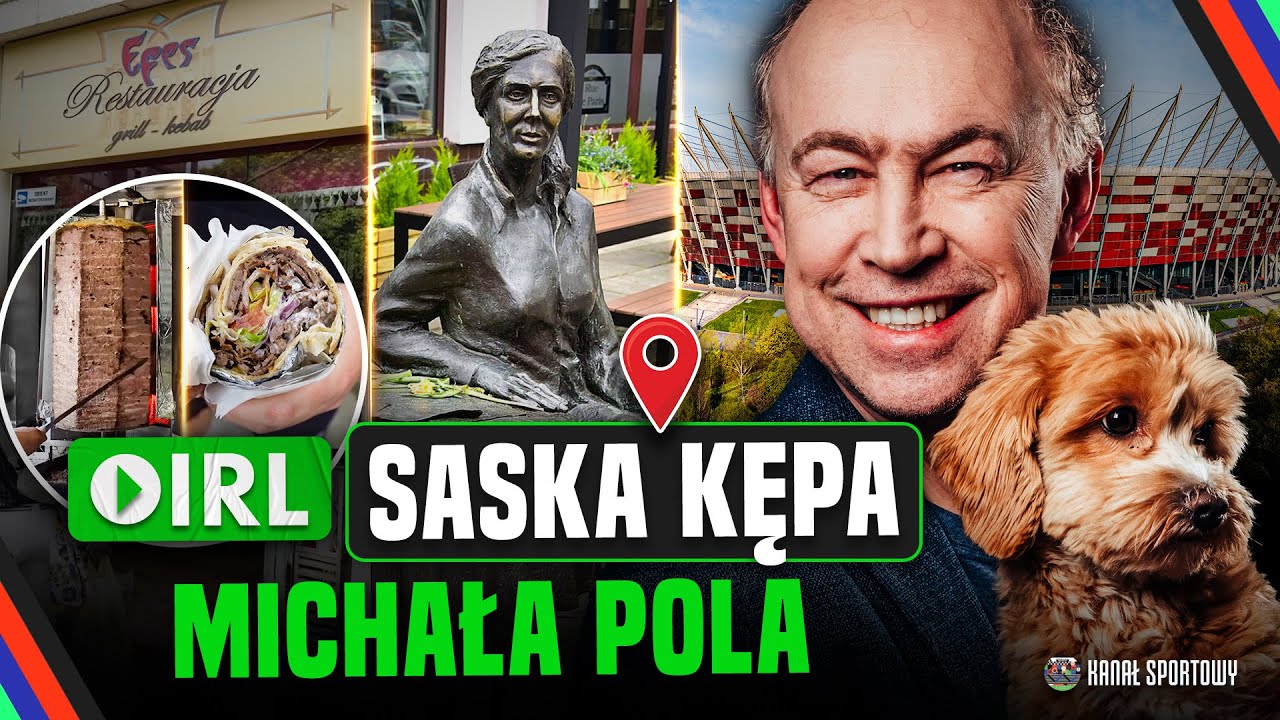 Michał Pol na Saskiej Kępie! Wyjątkowy IRL Kanału Sportowego