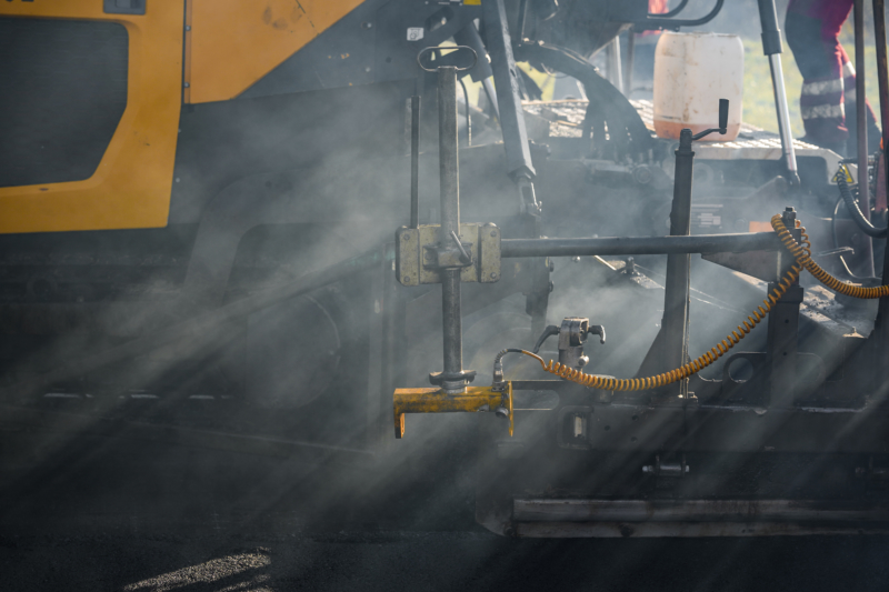 Drugi etap frezowania na Wale Miedzeszyńskim - Zarząd Dróg Miejskich w Warszawie