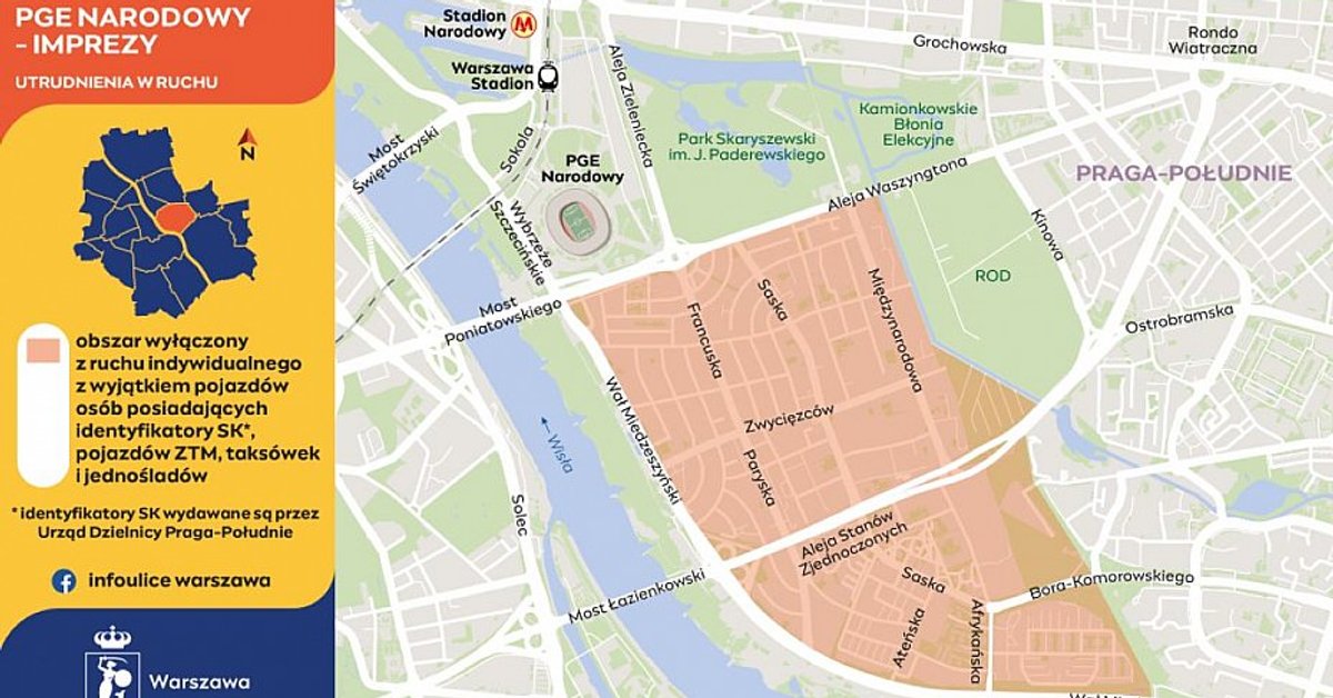 Duże wydarzenie i zmiany w stolicy. Ulice będą zamykane