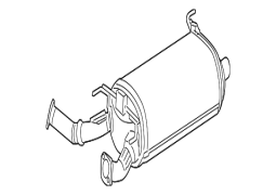 Lexus LX570 - Egzoz səsboğucusu