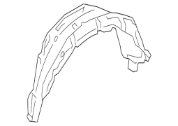 Toyota 	RAV4  - Arxa Sol Dörddəbir Panel Sıçrama Qalxanı