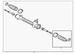 Toyota Prius C	  - Raf və Pinion Yığılması