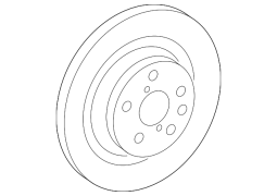 Lexus LS600h - Arxa Sol Disk Əyləc Rotoru