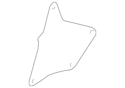 Lexus GX470 - Qabaq Sağ Qanad Sıçrama Qalxanı